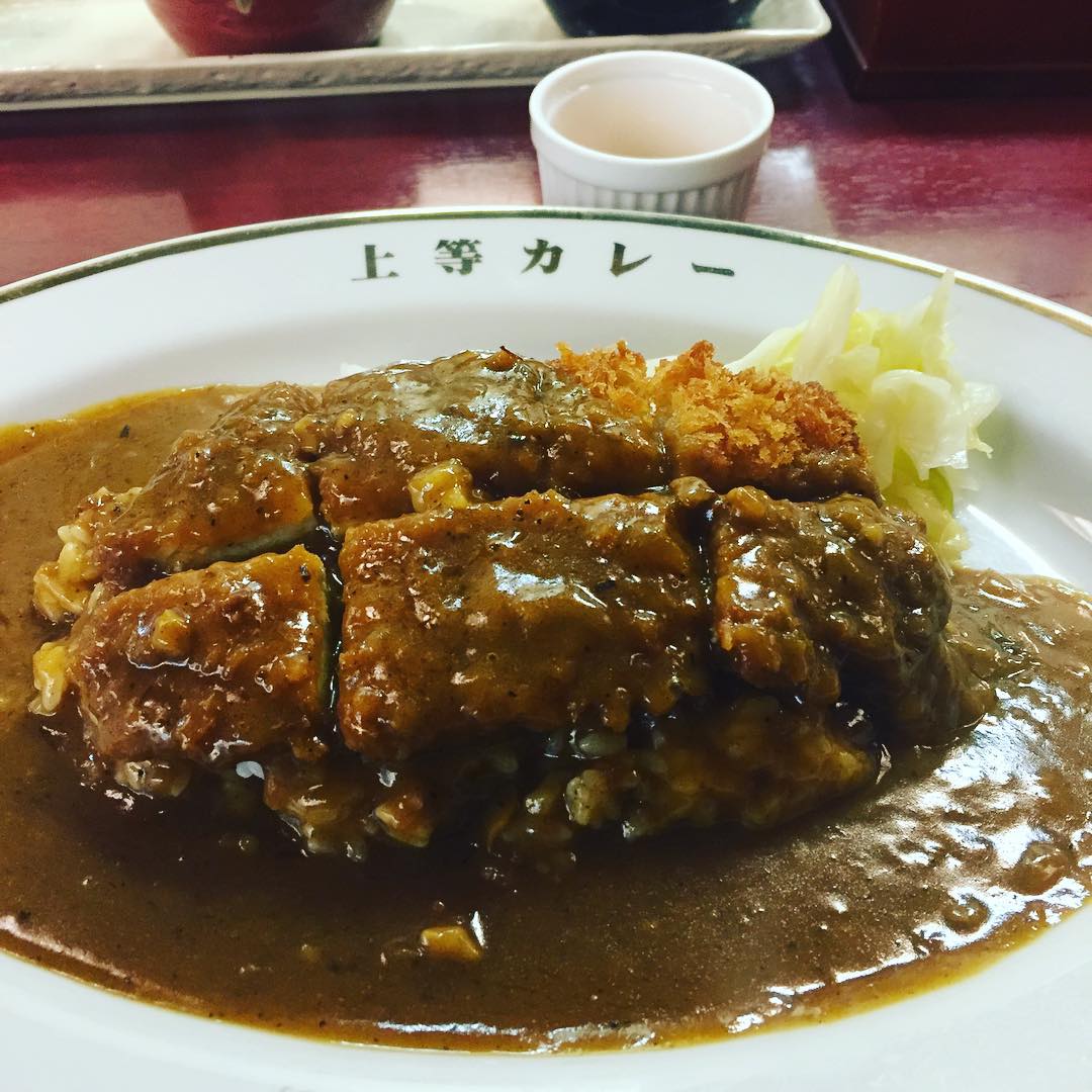 <br />
福島上等カレーの本店でカレー( ´ ▽ ` )ﾉ<br />
