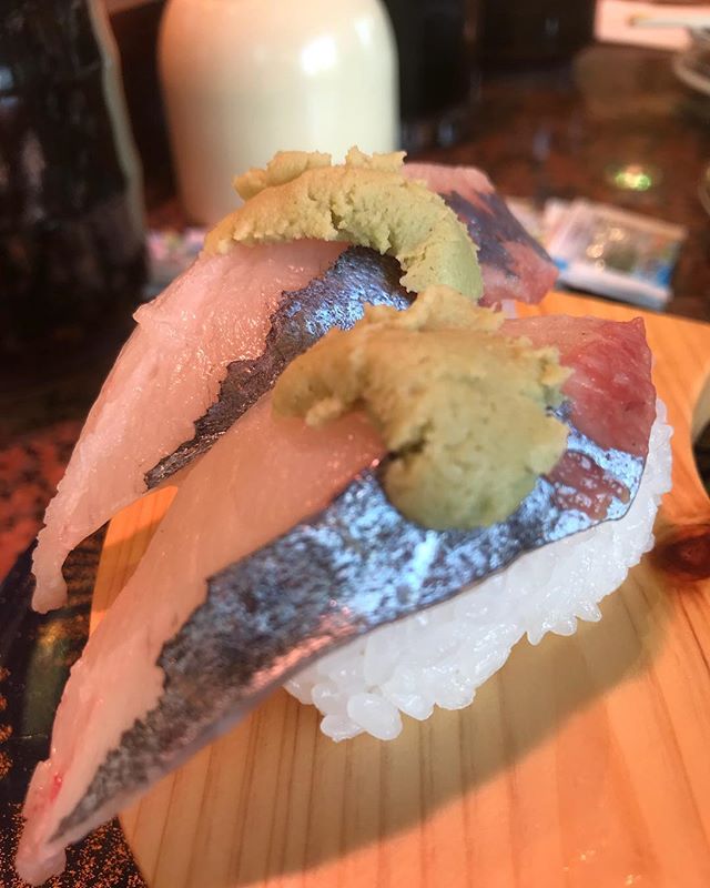 
島根のシマアジ！
寿司🍣🍣食べよう！

