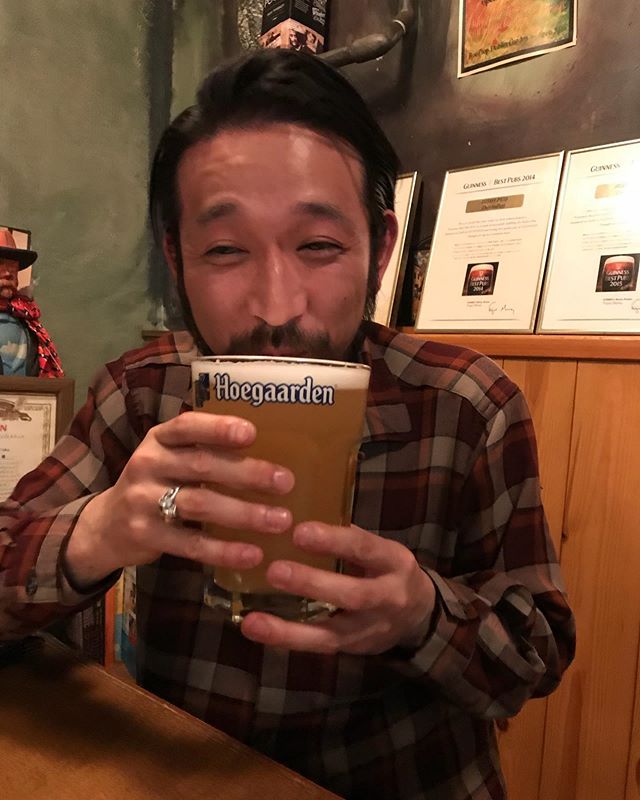 今日もギネスとヒューガルデンで乾杯🍻